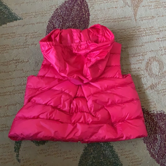 Kids Baby Girl MONCLER pink puffer vest - Picture 2 of 6